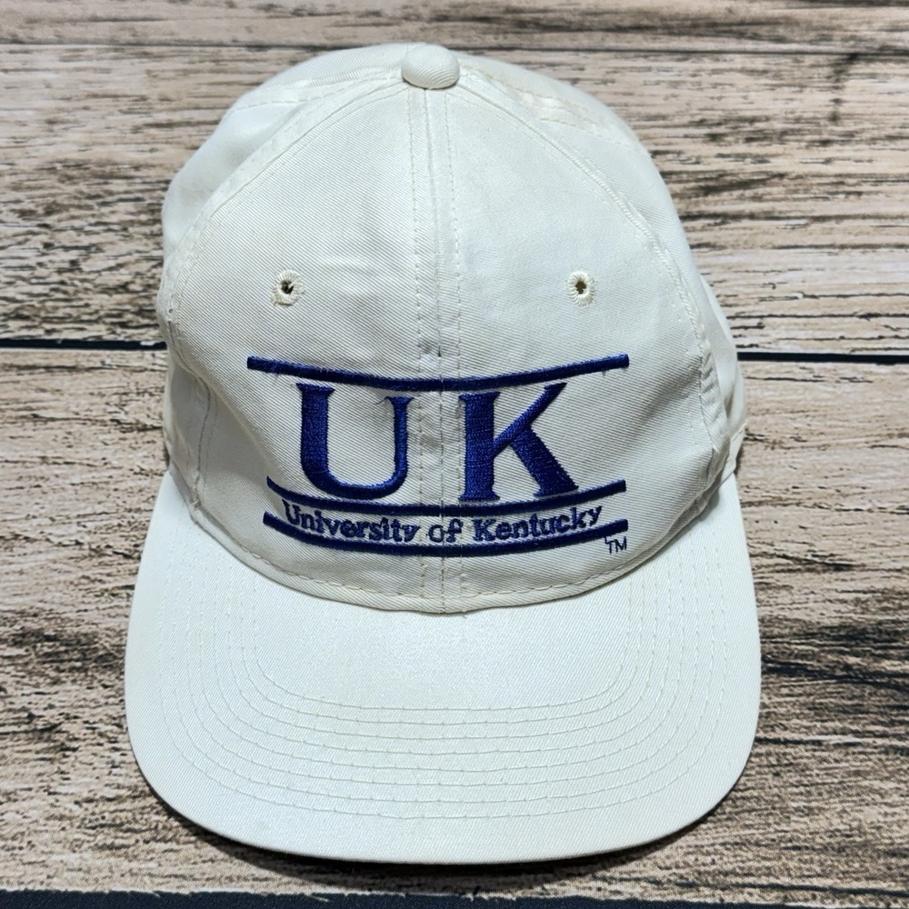 The Game Kentucky Wildcats Hat Men OSFA White Vintage NCAA Snapback Cap UK
